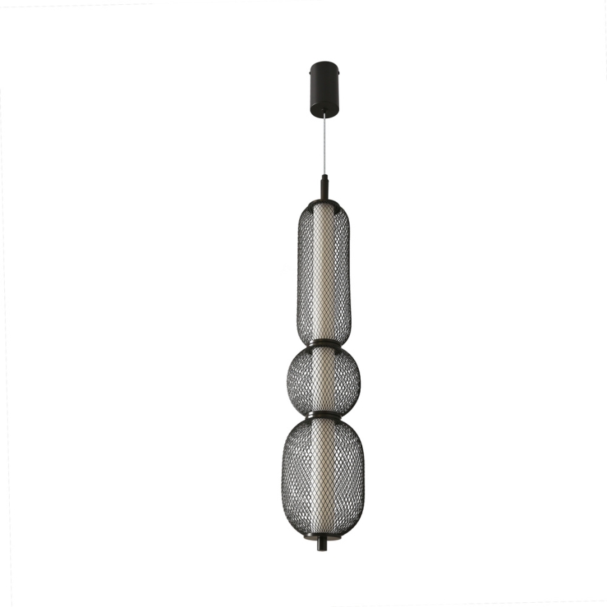 Suspension LED PUMA LED/15W/230V diamètre 14 cm noir