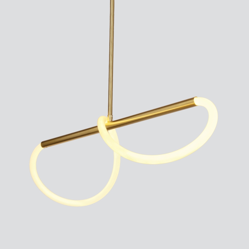 Suspension LED SUPREME LED/22W/230V 100 cm dorée