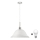 Suspension LED sur câble 1xE27/60W/230V blanc/transparent