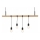 Suspension LED sur câble 4xE27/6,5W/230V 2500K
