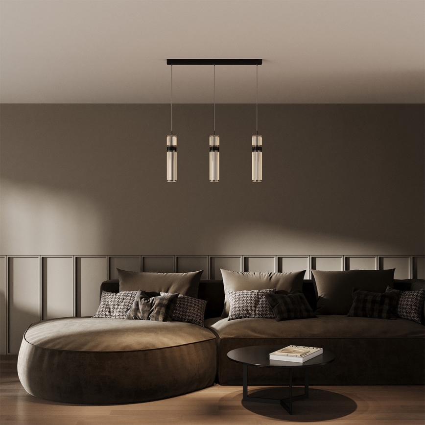 Suspension LED sur câble AMBIENTE 3xLED/6W/230V 3000/4000/6000K chrome brillant