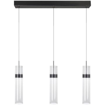 Suspension LED sur câble AMBIENTE 3xLED/6W/230V 3000/4000/6000K noir