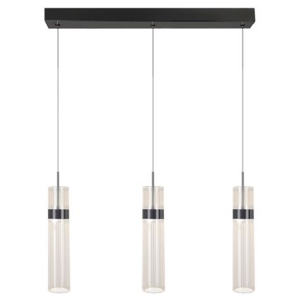 Suspension LED sur câble AMBIENTE 3xLED/6W/230V 3000/4000/6000K noir