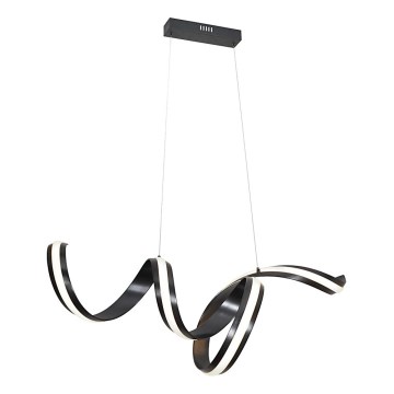 Suspension LED sur câble AREZIA LED/42W/230V noire