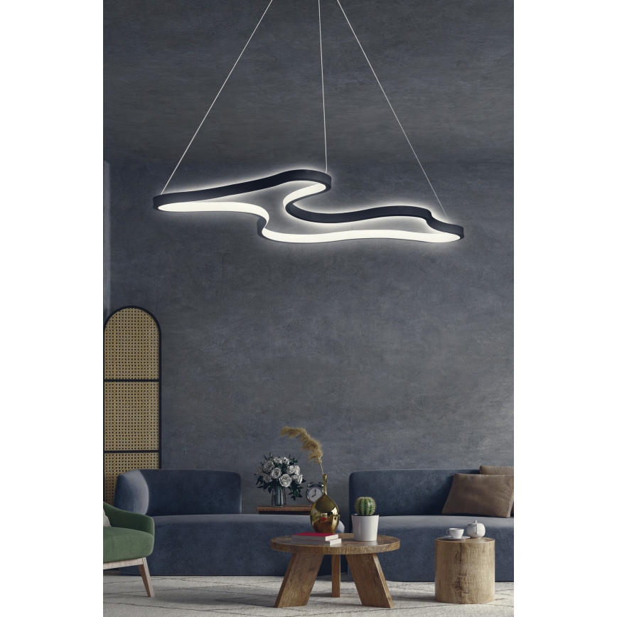 Suspension LED sur câble ARTISAN LED/36W/230V 6500K noir