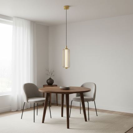 Suspension LED sur câble BONNIE LED/15W/230V 3000K dorée