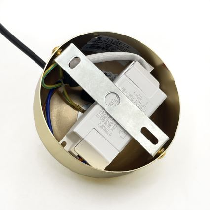 Suspension LED sur câble BONNIE LED/15W/230V 3000K dorée