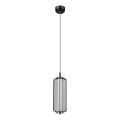 Suspension LED sur câble BONNIE LED/15W/230V 3000K noire