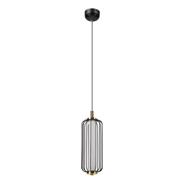 Suspension LED sur câble BONNIE LED/15W/230V 3000K noire