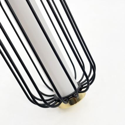 Suspension LED sur câble BONNIE LED/15W/230V 3000K noire