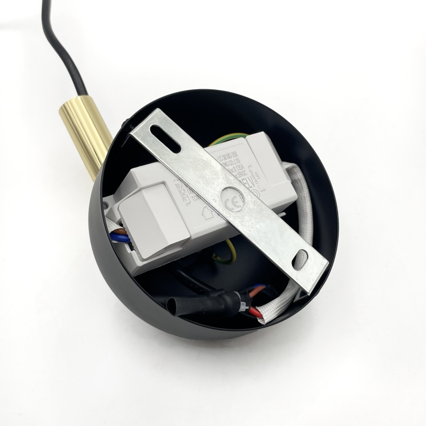 Suspension LED sur câble BONNIE LED/15W/230V 3000K noire