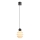 Suspension LED sur câble CACTUS LED/3W/230V 3000K noir/blanc