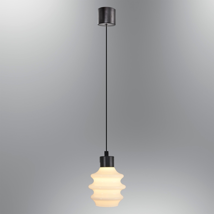 Suspension LED sur câble CACTUS LED/3W/230V 3000K noir/blanc