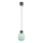 Suspension LED sur câble CACTUS LED/3W/230V 3000K noir/bleu