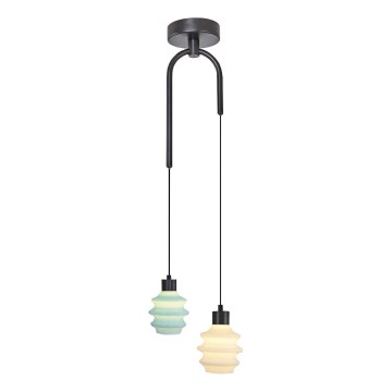 Suspension LED sur câble CACTUS LED/6W/230V 3000K vert/blanc