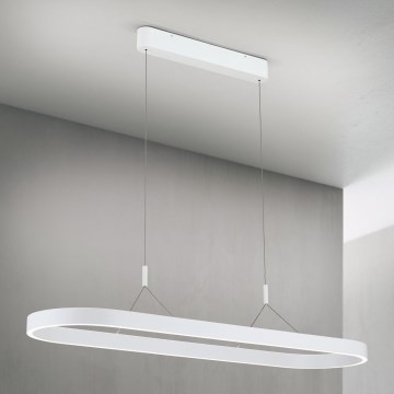 Suspension LED sur câble CARRARA LED/80W/230V 2700/3000/4000K blanc