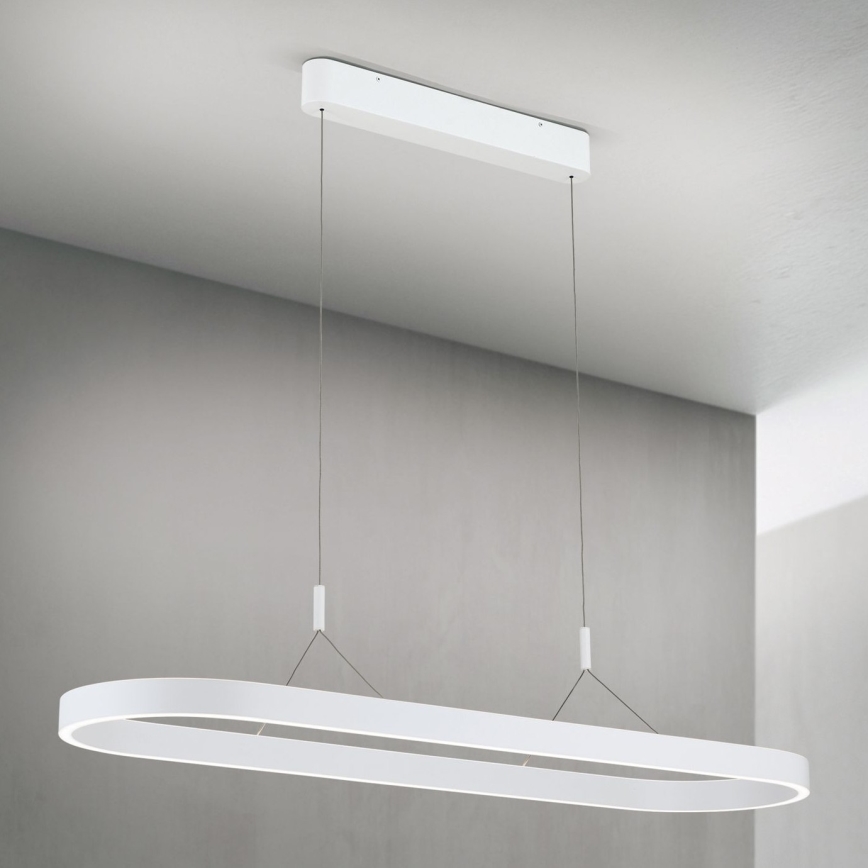 Suspension LED sur câble CARRARA LED/80W/230V 2700/3000/4000K blanc