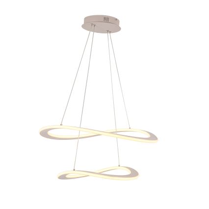 Suspension LED sur câble CASHMERE LED/75W/230V Ø 59,5 beige