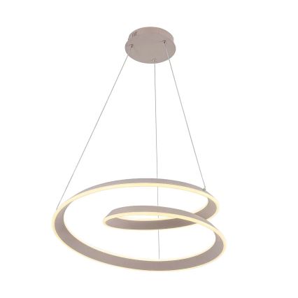 Suspension LED sur câble CASHMERE LED/75W/230V Ø 60 cm beige