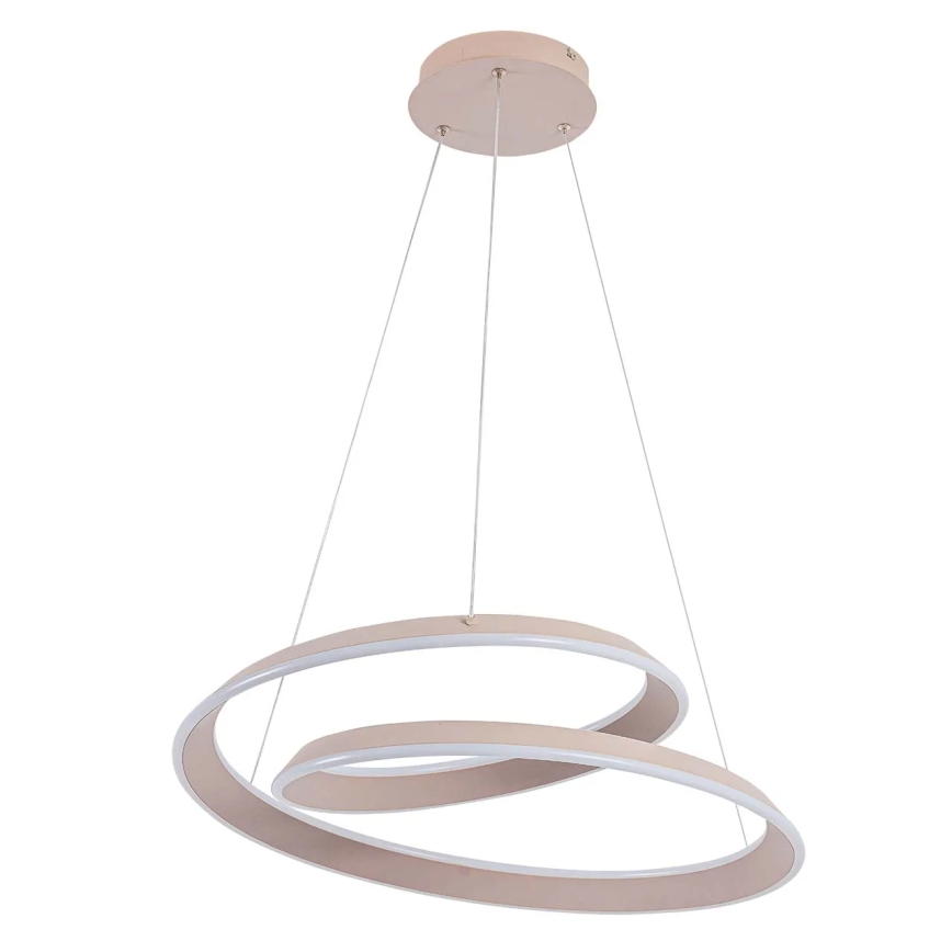 Suspension LED sur câble CASHMERE LED/75W/230V Ø 60 cm blanche