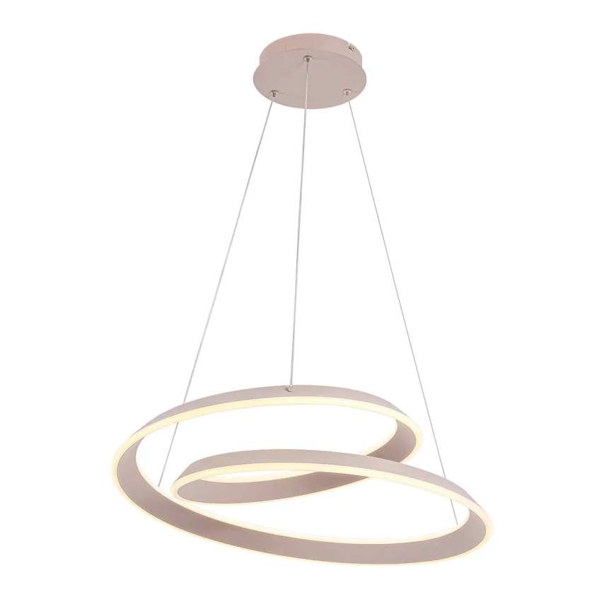 Suspension LED sur câble CASHMERE LED/75W/230V Ø 60 cm blanche