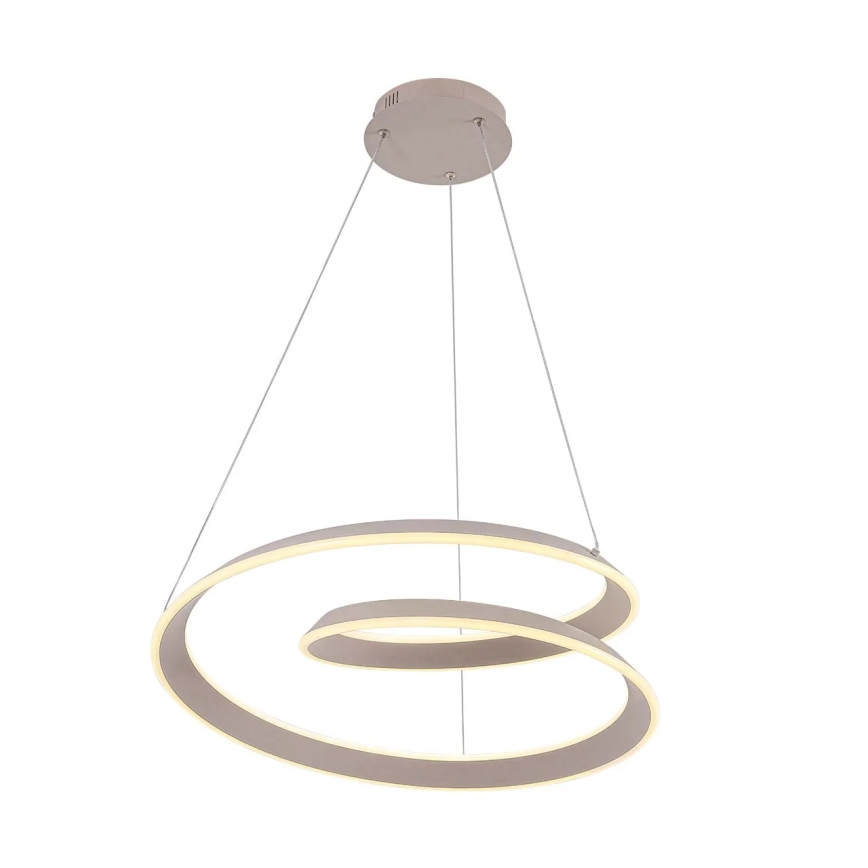 Suspension LED sur câble CASHMERE LED/75W/230V Ø 60 cm blanche