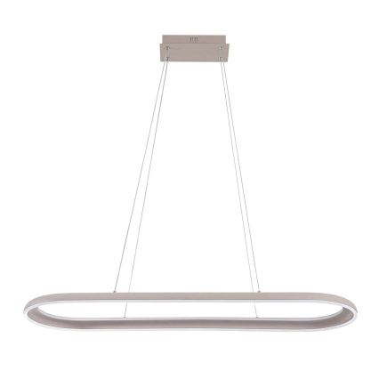 Suspension LED sur câble CASHMERE LED/80W/230V 30x100 cm beige