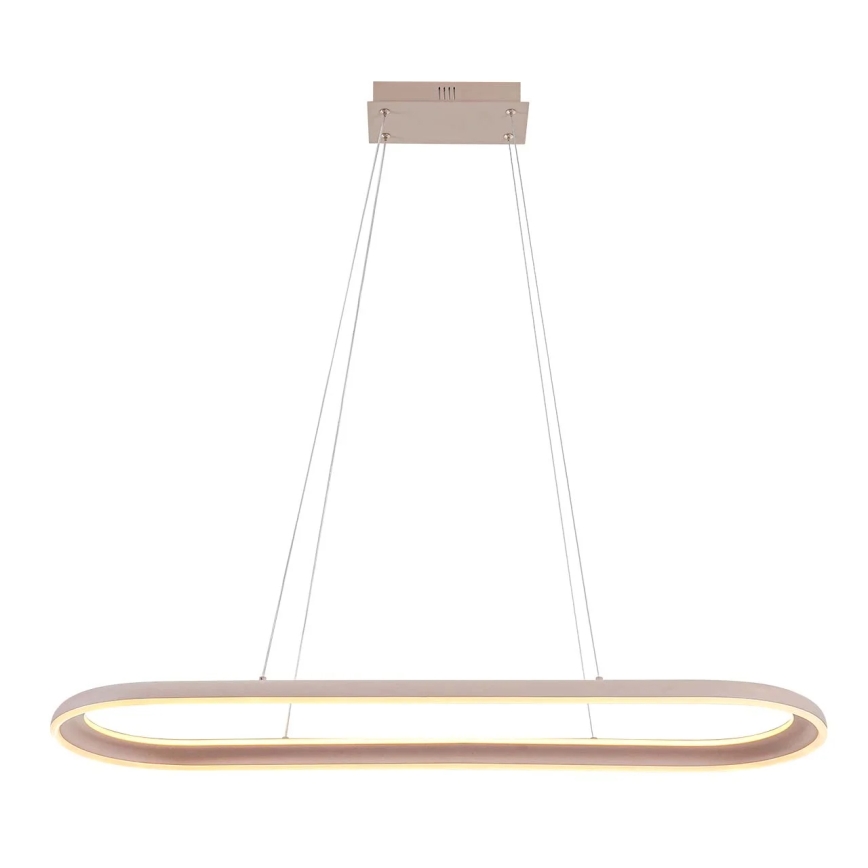 Suspension LED sur câble CASHMERE LED/80W/230V 30x100 cm beige