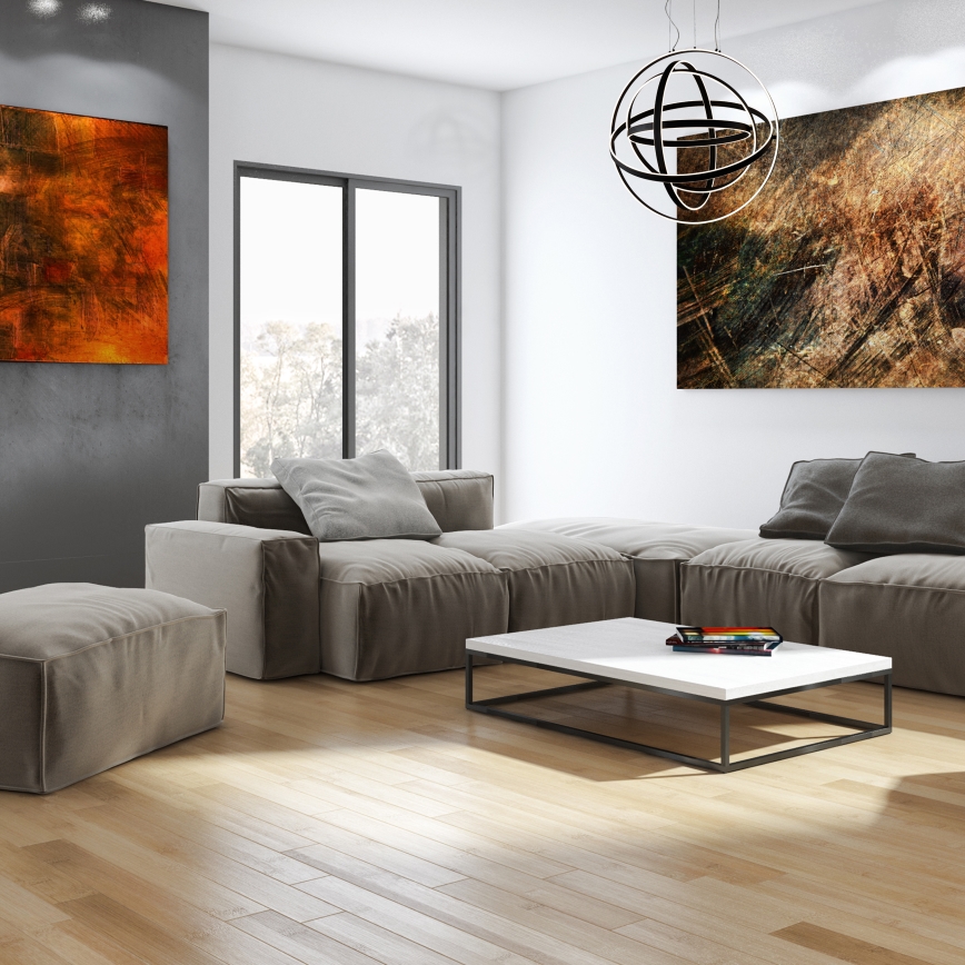 Suspension LED sur câble COPERNICUS LED/260W/230V noire