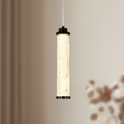 Suspension LED sur câble CORTE LED/10W/230V noire