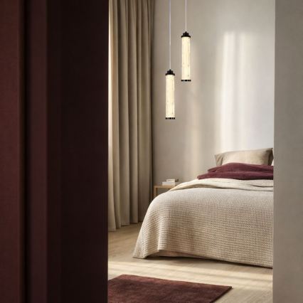 Suspension LED sur câble CORTE LED/10W/230V noire