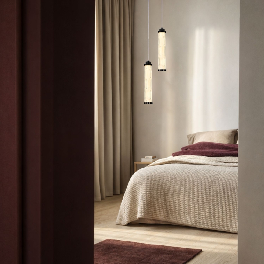 Suspension LED sur câble CORTE LED/10W/230V noire