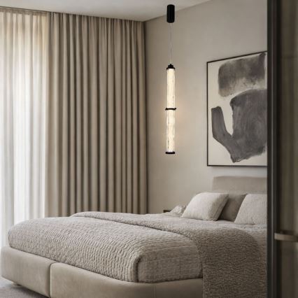 Suspension LED sur câble CORTE LED/18W/230V, noir