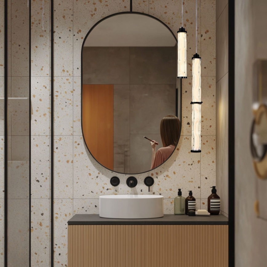 Suspension LED sur câble CORTE LED/18W/230V, noir