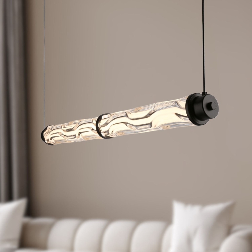 Suspension LED sur câble CORTE LED/18W/230V noire