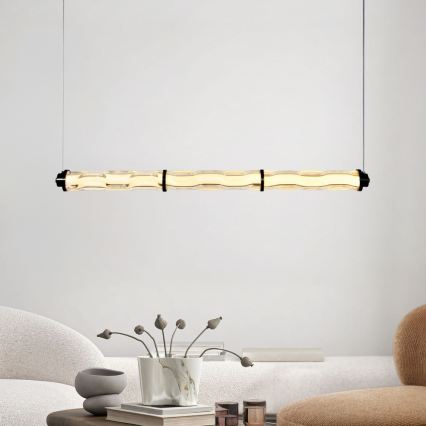 Suspension LED sur câble CORTE LED/25W/230V noire