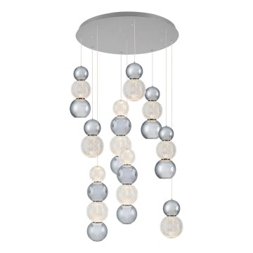 Suspension LED sur câble CREMONA LED/51W/230V 3000K chrome mat