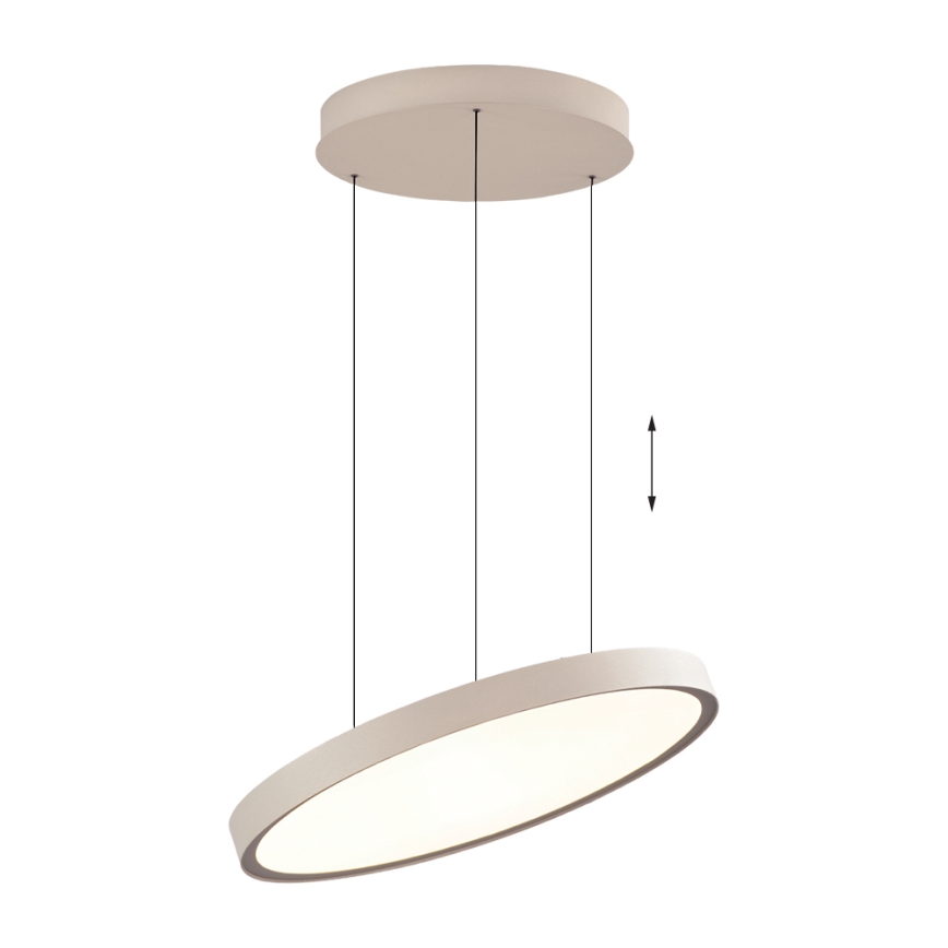 Suspension LED sur câble DENVER LED/76W/230V beige