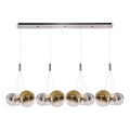 Suspension LED sur câble ENNA 12xG9/5W/230V 3000K fumé/doré