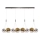 Suspension LED sur câble ENNA 12xG9/5W/230V 3000K fumé/doré