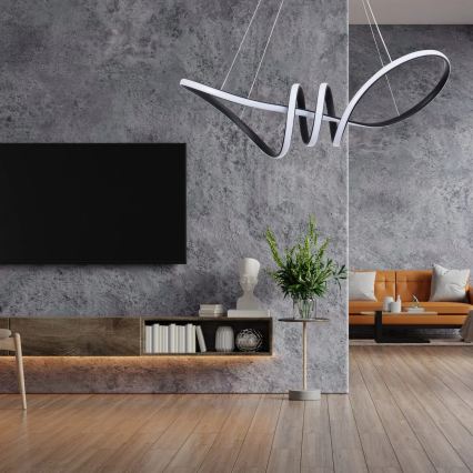 Suspension LED sur câble FLAVIA LED/44W/230V noir