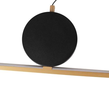 Suspension LED sur câble FLORENTYNA LED/48W/230V 4000K dorée/noire