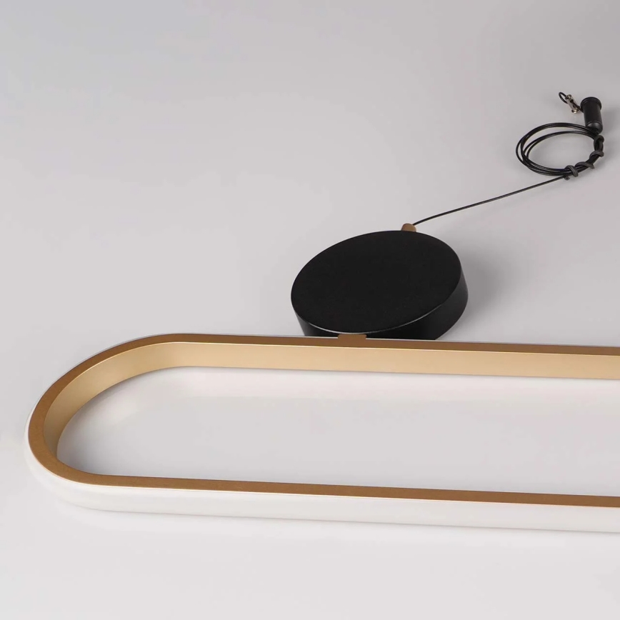 Suspension LED sur câble FLORENTYNA LED/48W/230V 4000K dorée/noire