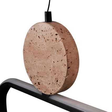 Suspension LED sur câble FLORENTYNA LED/48W/230V 4000K noir/beige