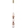 Suspension LED sur câble FLORES LED/20W/230V doré/orange/marron