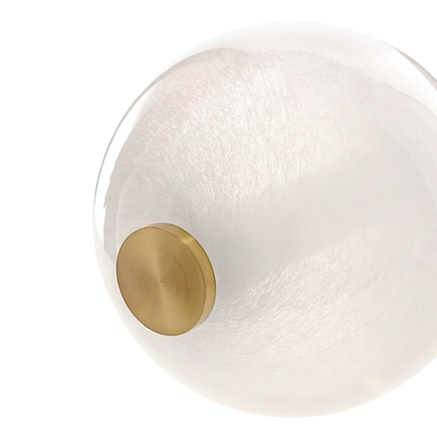 Suspension LED sur câble FLORES LED/20W/230V doré/orange/marron