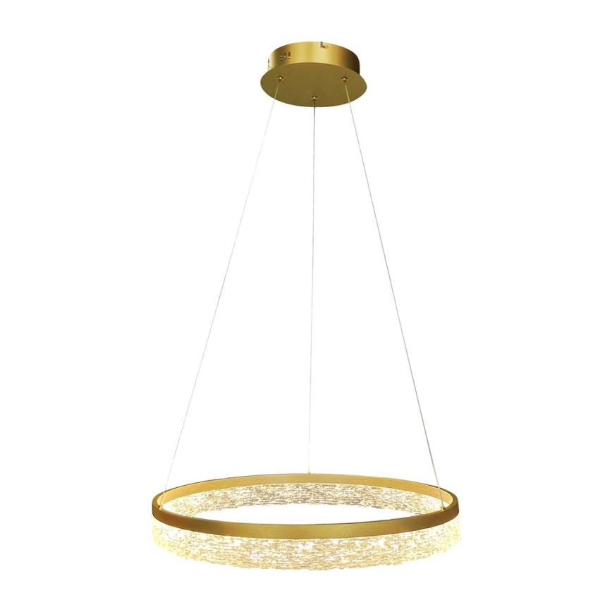 Suspension LED sur câble GALA LED/25W/230V Ø 50 cm, dorée