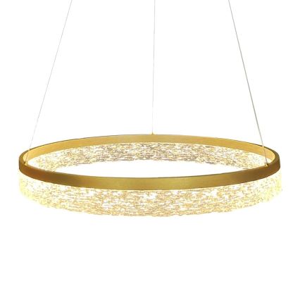 Suspension LED sur câble GALA LED/25W/230V Ø 50 cm, dorée