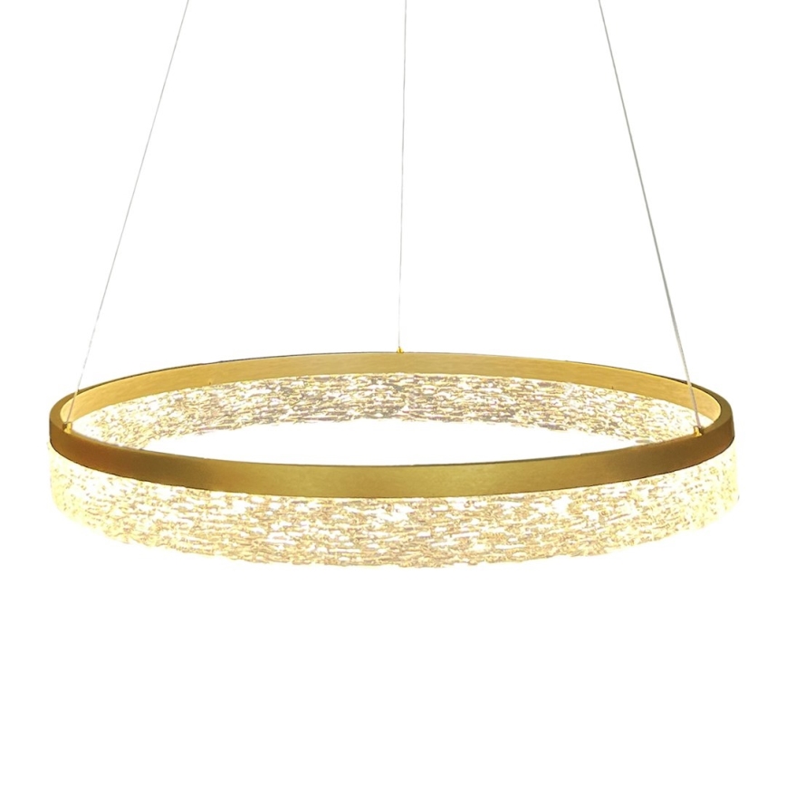 Suspension LED sur câble GALA LED/25W/230V Ø 50 cm, dorée