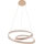 Suspension LED sur câble GLOW LED/75W/230V 4000K Ø 60 cm dorée